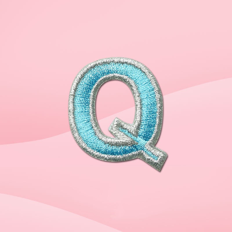 Minimalist Alphabet  Patches(Stick-On)