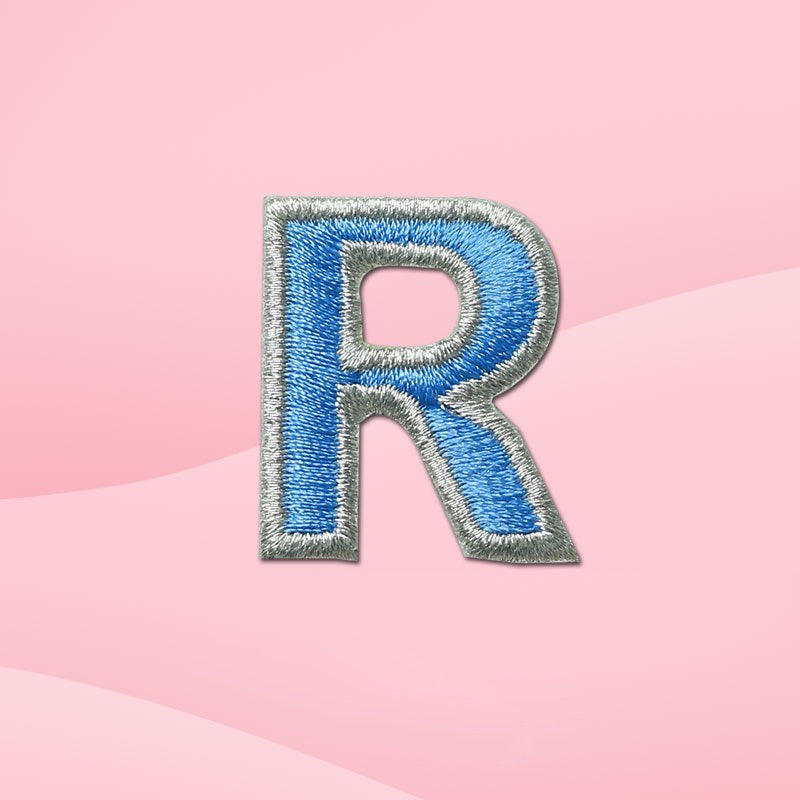 Minimalist Alphabet  Patches(Stick-On)