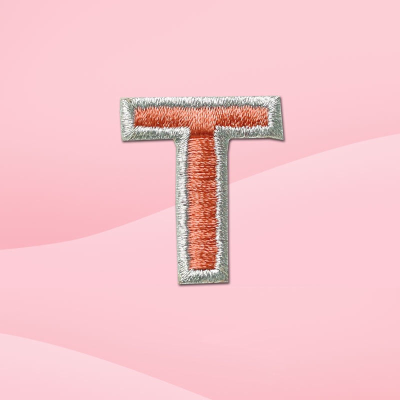 Minimalist Alphabet  Patches(Stick-On)