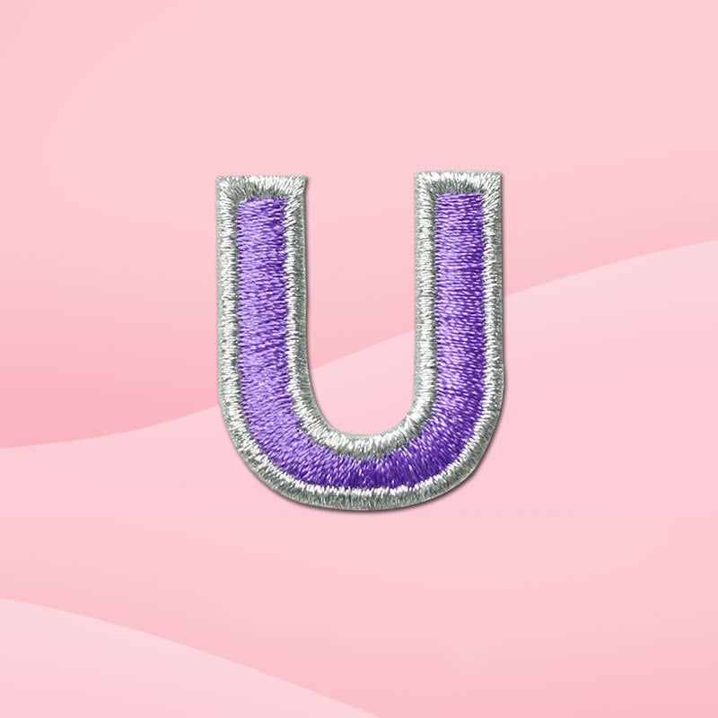 Minimalist Alphabet  Patches(Stick-On)