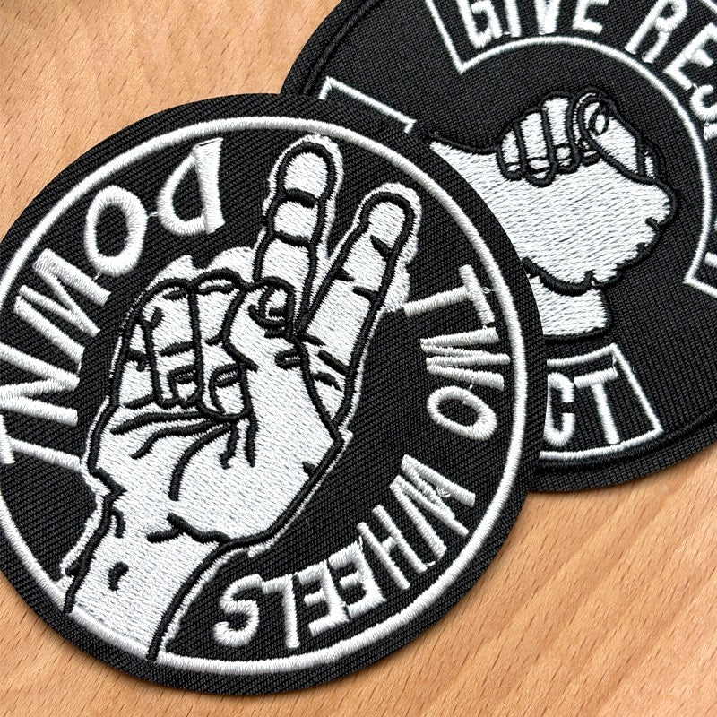 Hand Gesture Patches (Iron-On)