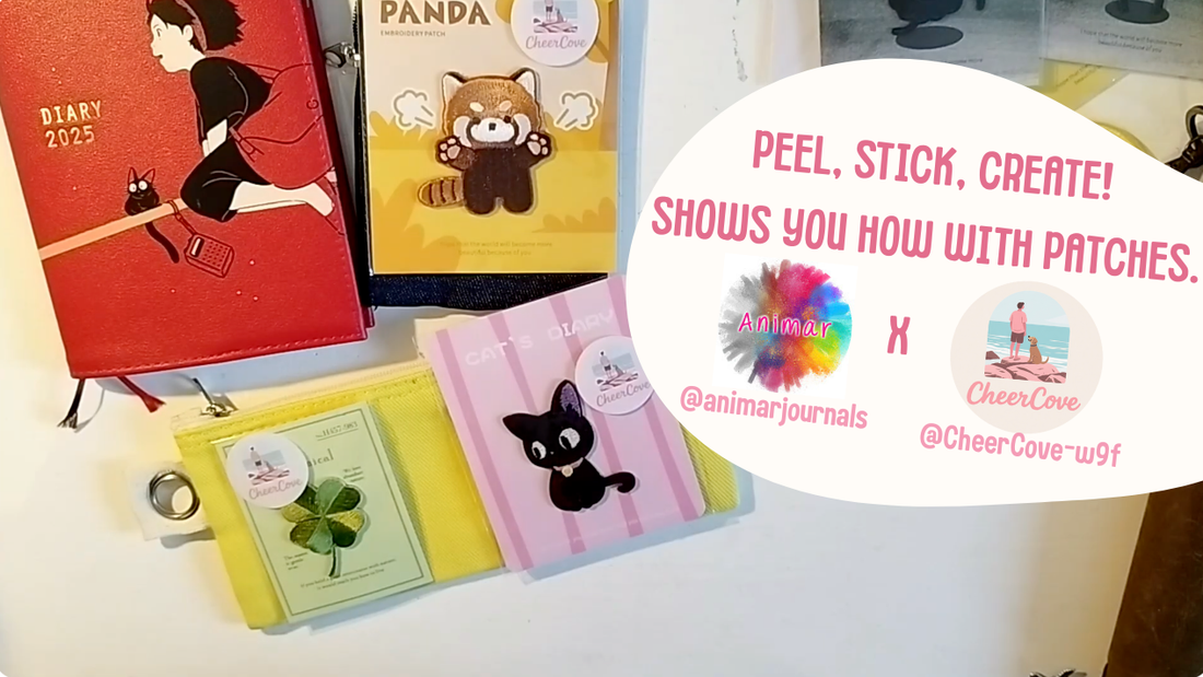 Peel, Stick, Create! Animar Journals Shows You How with CheerCove Patches