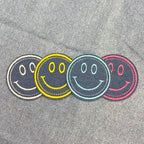 Happy Face Patches (Iron-On)