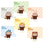 Full Body Red Panda in Hat Embroidered Patches - Multiple Designs Available - CheerCove