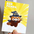 Funny Red Panda Patches(Stick-On)