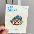 Cute Red Panda in Hat Patch Patches(Stick-On)