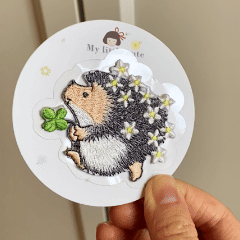 Happy Hedgehog Patches(Stick-On)