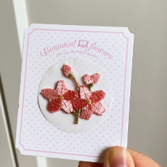 Cherry Blossom Bouquet Patches(Stick-On)