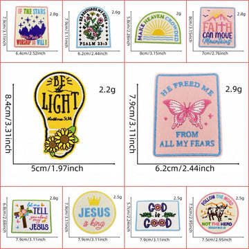 Cute Expressions ① Patches (Iron-On)