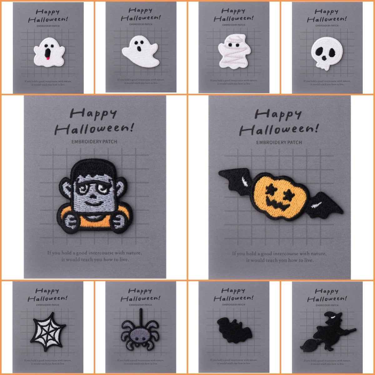 Halloween Patches(Stick-On)