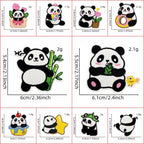 Panda ① Patches (Iron-On)