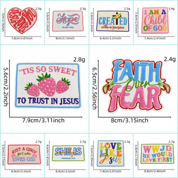 Cute Expressions ② Patches (Iron-On)