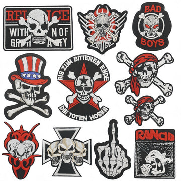 Skull Patches (Iron-On)