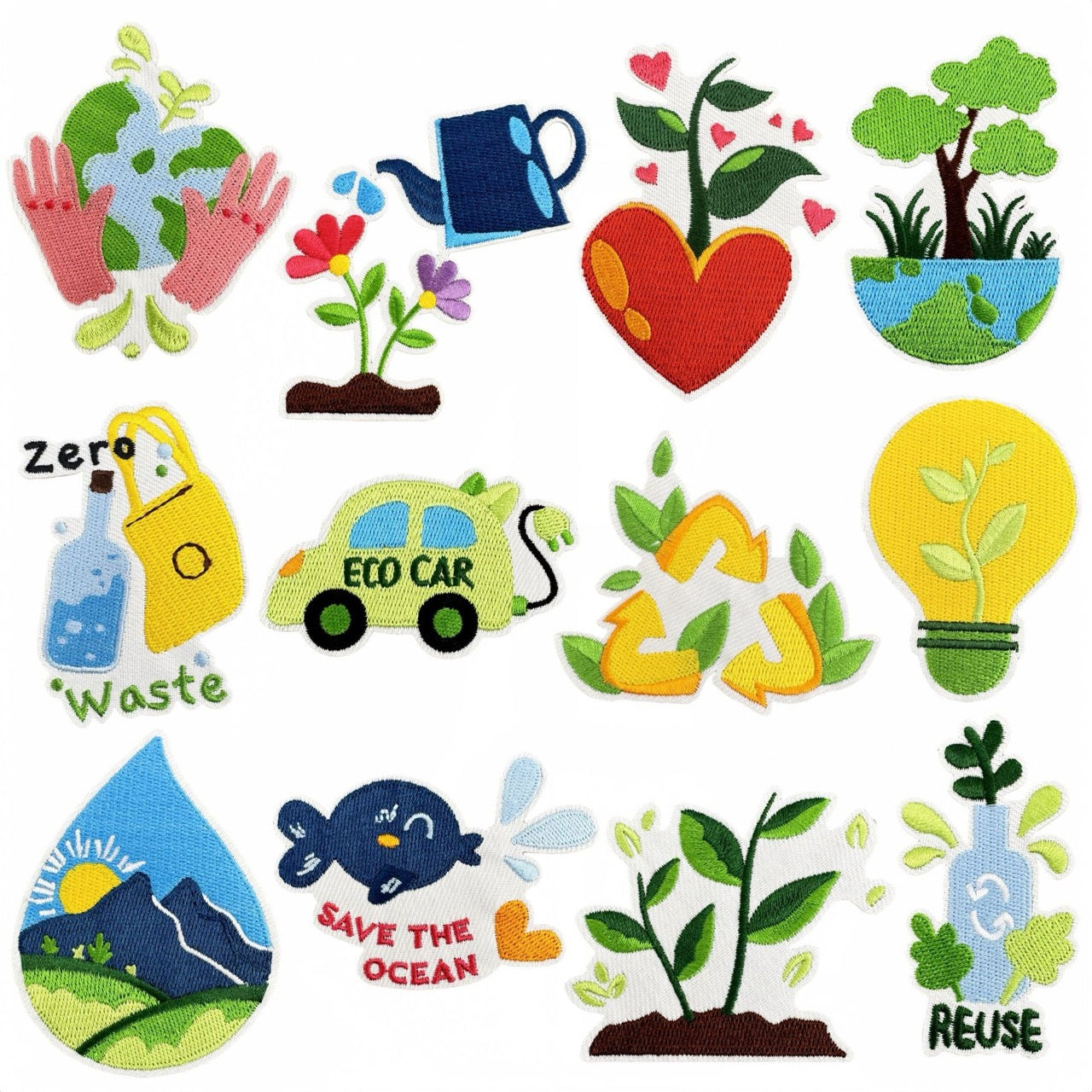 Protect Our Planet Patches (Iron-On)