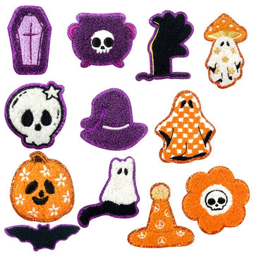 Spooky Halloween Patches(Iron-On)