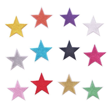 Colorful Stars Patches (Iron-On)