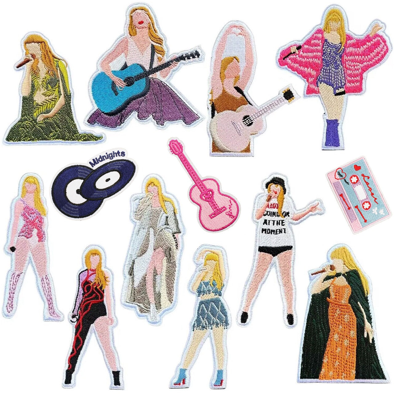 Super Pop Singer Patches (Iron-On)