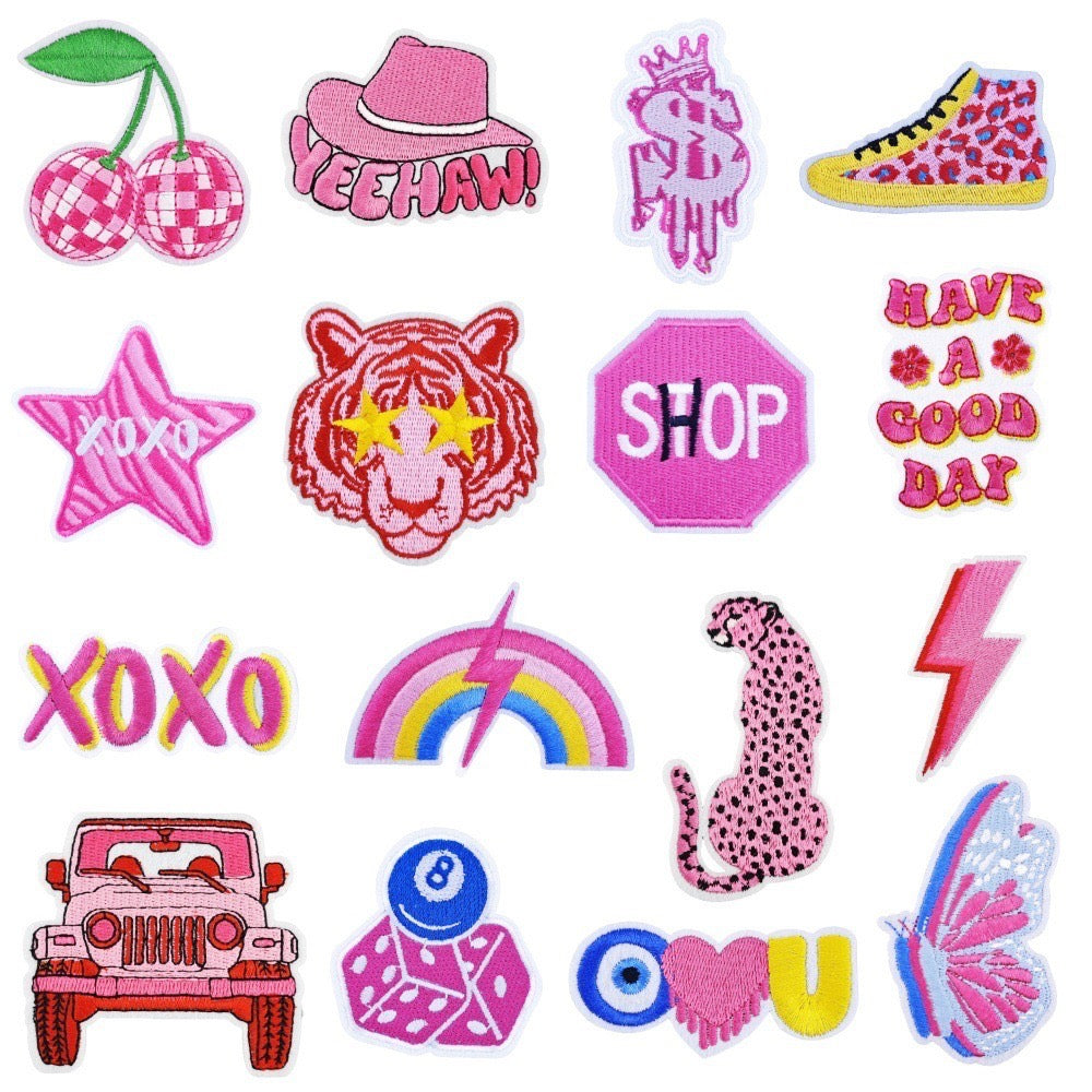 Pink Dreamscape ② Patches (Iron-On)