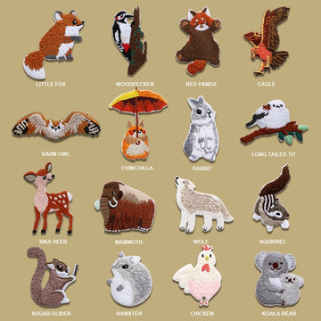 Wilderness Safari Patches (Stick-On) - CheerCove