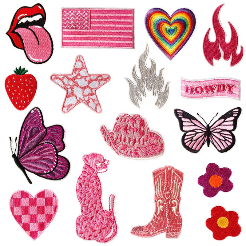 Pink Dreamscape ④ Patches (Iron-On)