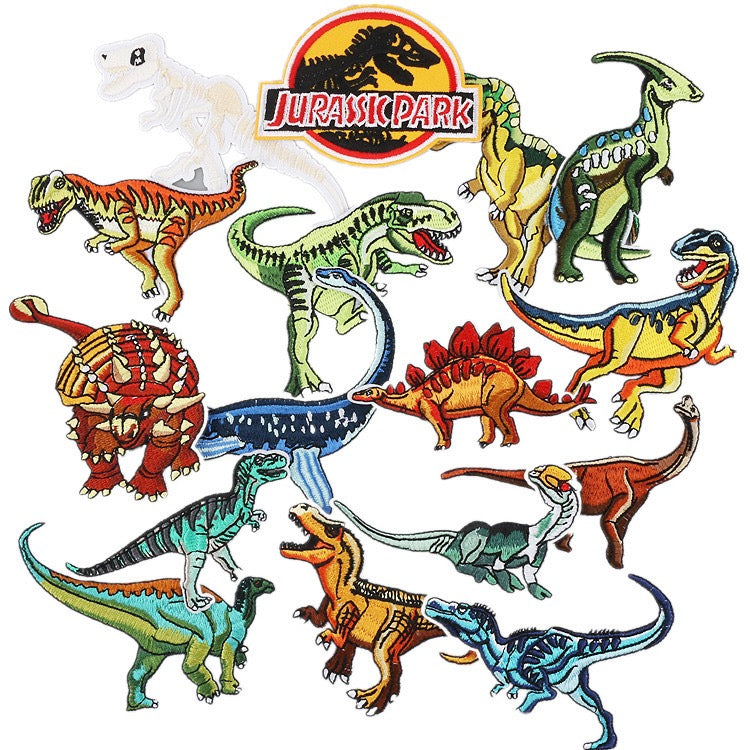 Dinosaur Park ② Patches (Iron-On) - CheerCove