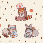 Animals with Glass Jars  Patches(Stick-On) - CheerCove