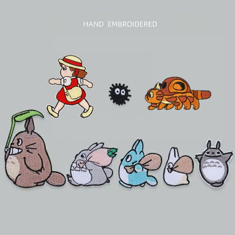 Totoro Family Patches(Stick-On) - CheerCove