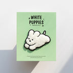 White Dog Patches(Stick-On)