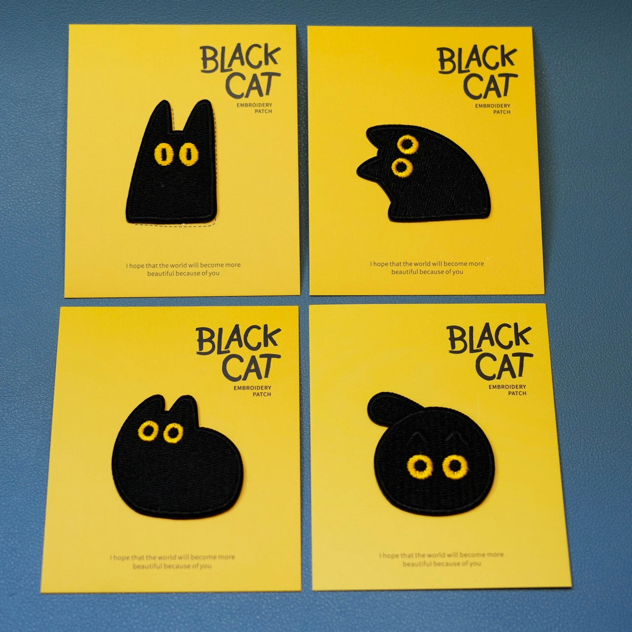 Black Cat Patches(Stick-On) - CheerCove