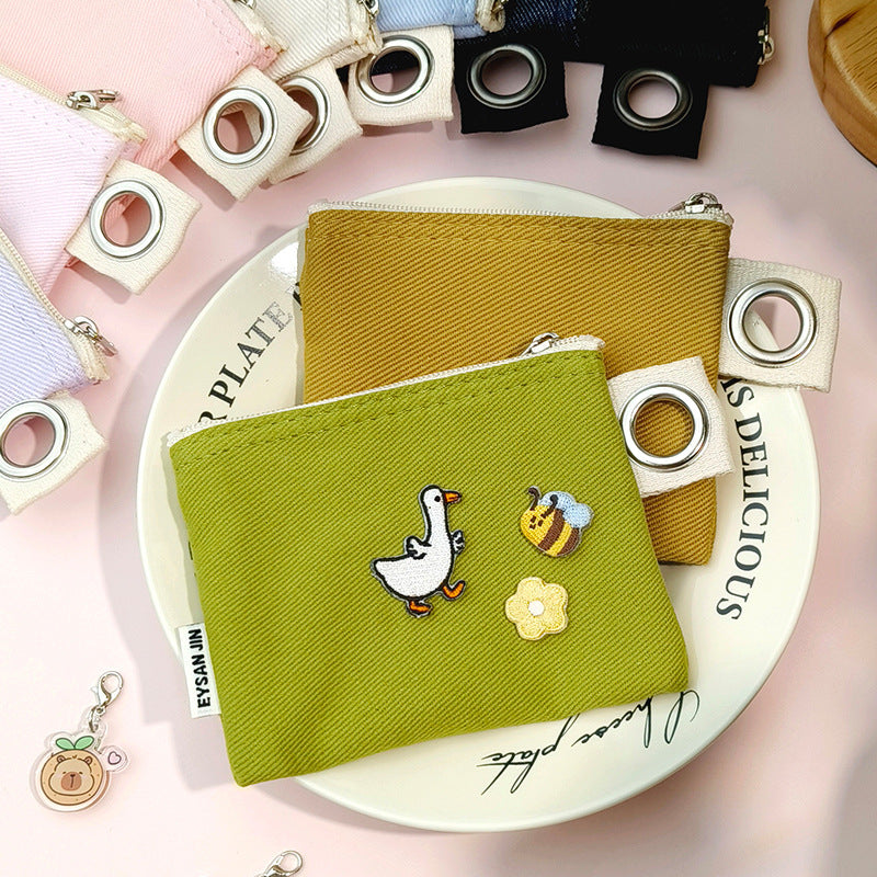 Canvas Mini Card Holder