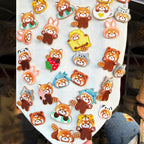 Embroidered Pins of Cute Red Panda