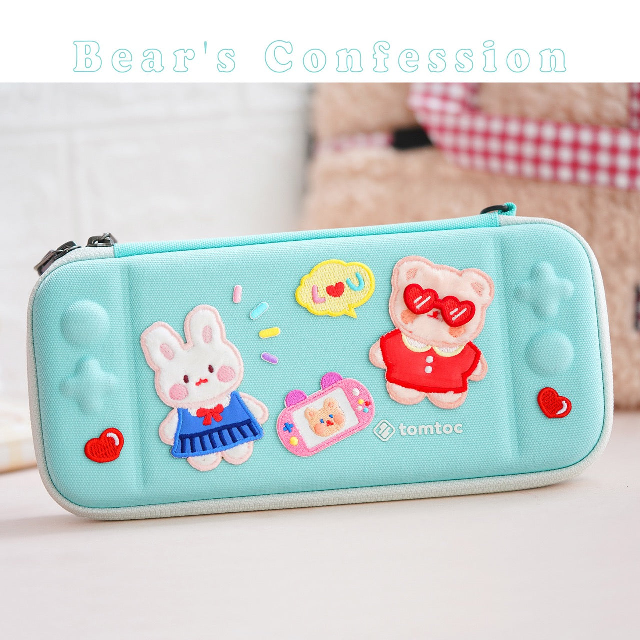 Adorable Plush Bunny & Bear Patches (Stick-On)