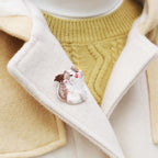 Embroidered Pins of Lovely Pets