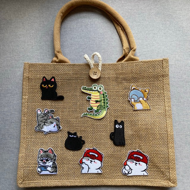 Cool Hip-Hop Puppy Patches (Stick-On)