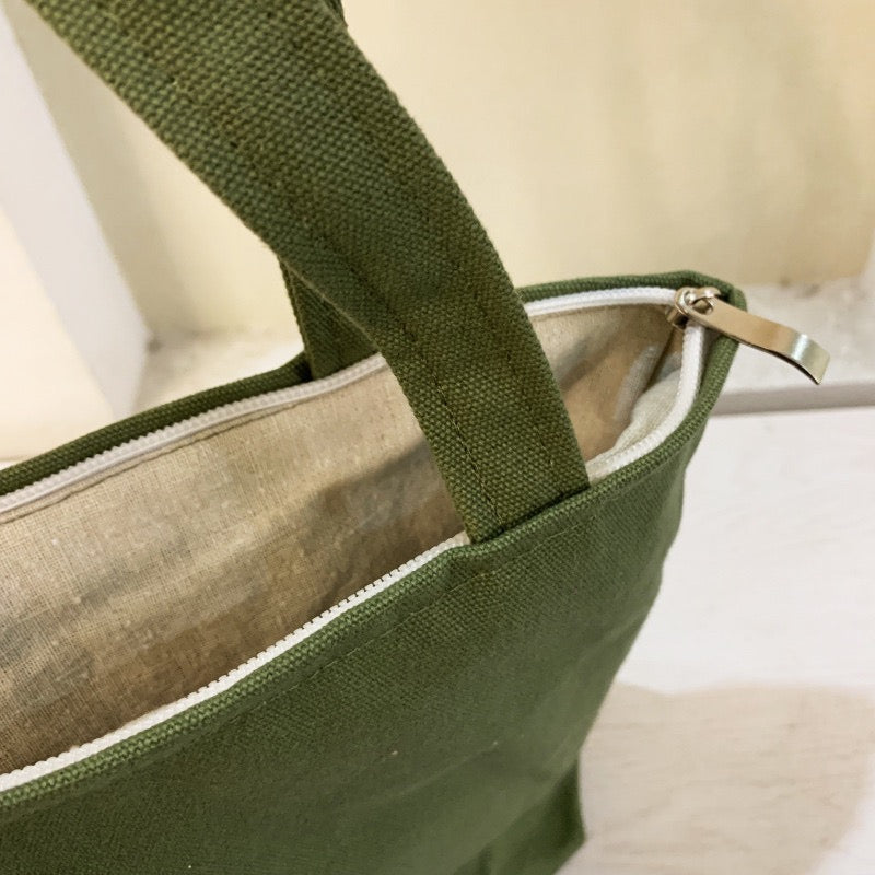 Canvas Bucket Bag