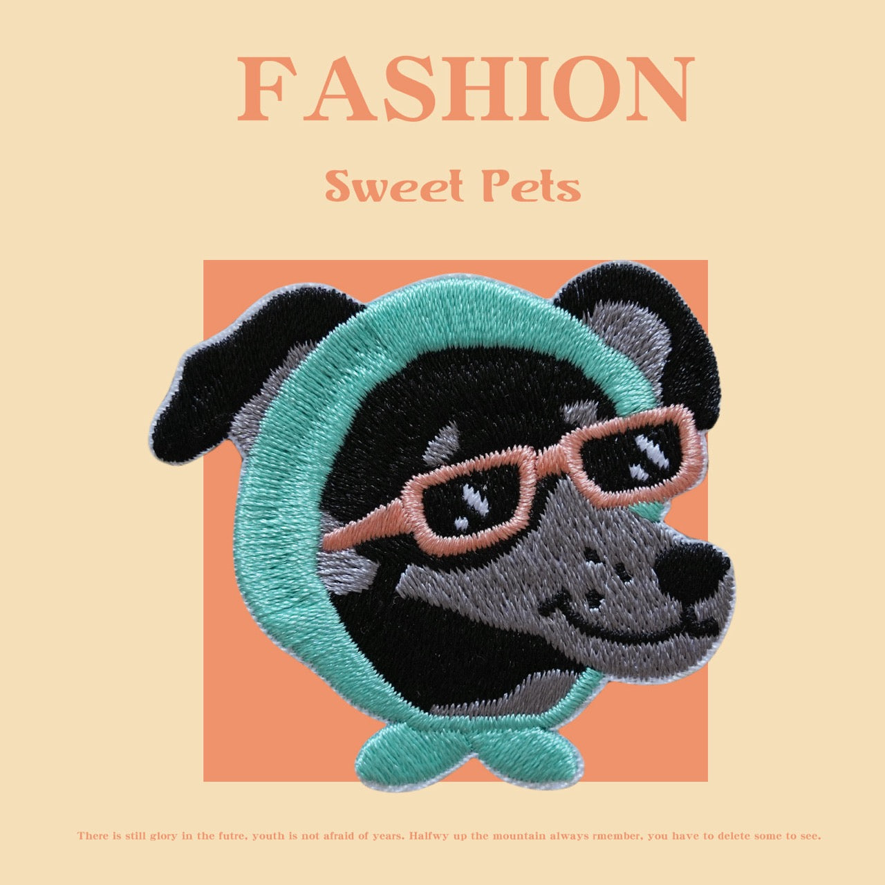 Fashion Dog  Patches (Stick-On)