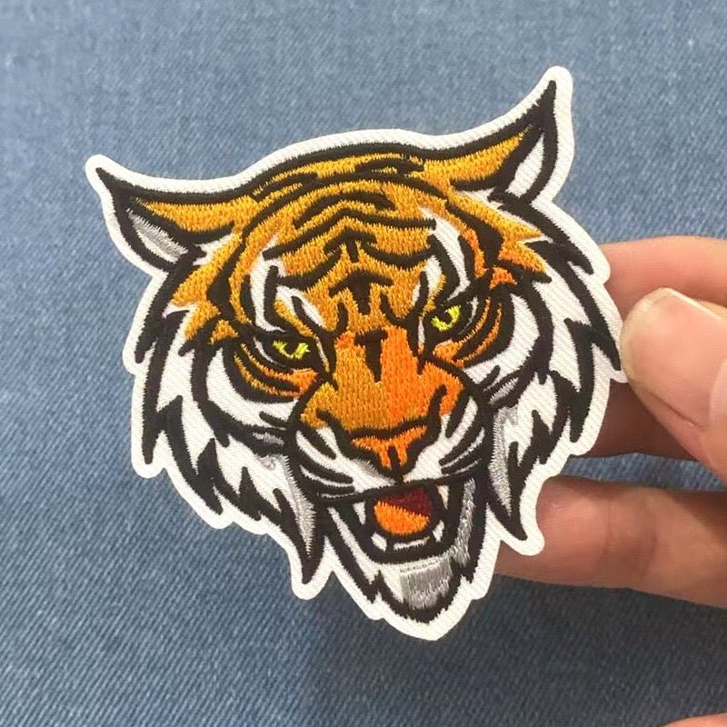 Tiger & Bear Patches (Iron-On)