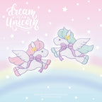 Dream Like a Unicorn Embroidered Patches - Multiple Designs Available - CheerCove