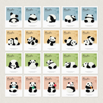 Cute Panda ④ Embroidered Patches - Multiple Designs Available - CheerCove