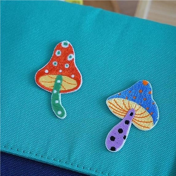 Colorful Mushroom Patches(Stick-On) - CheerCove