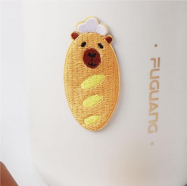 Happy Capybara Coffee Time Patches(Stick-On) - CheerCove