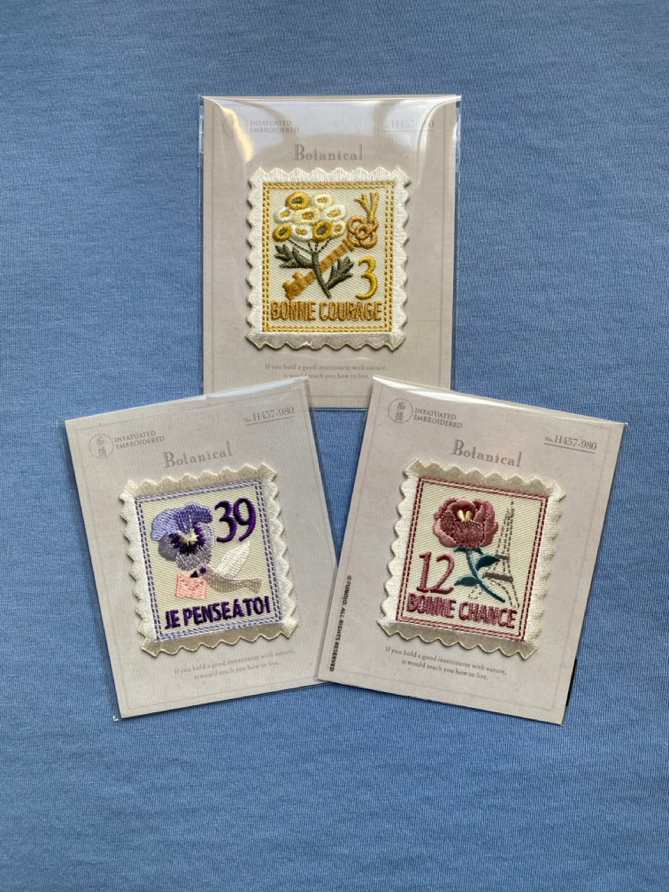 Flower Stamps Patches(Stick-On)