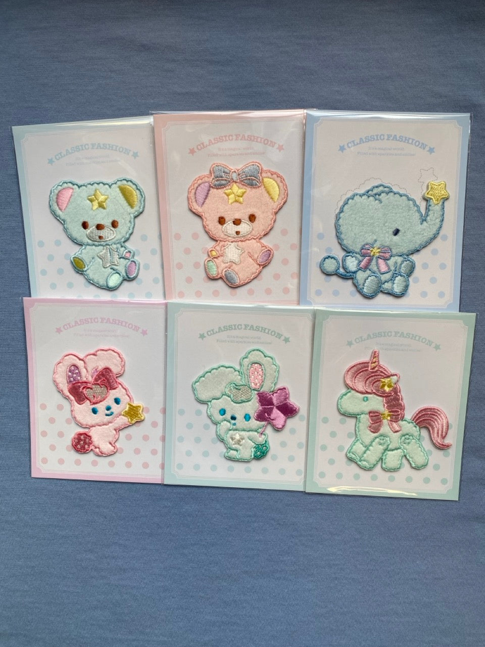 Plush Cartoon Animals Patches(Stick-On)