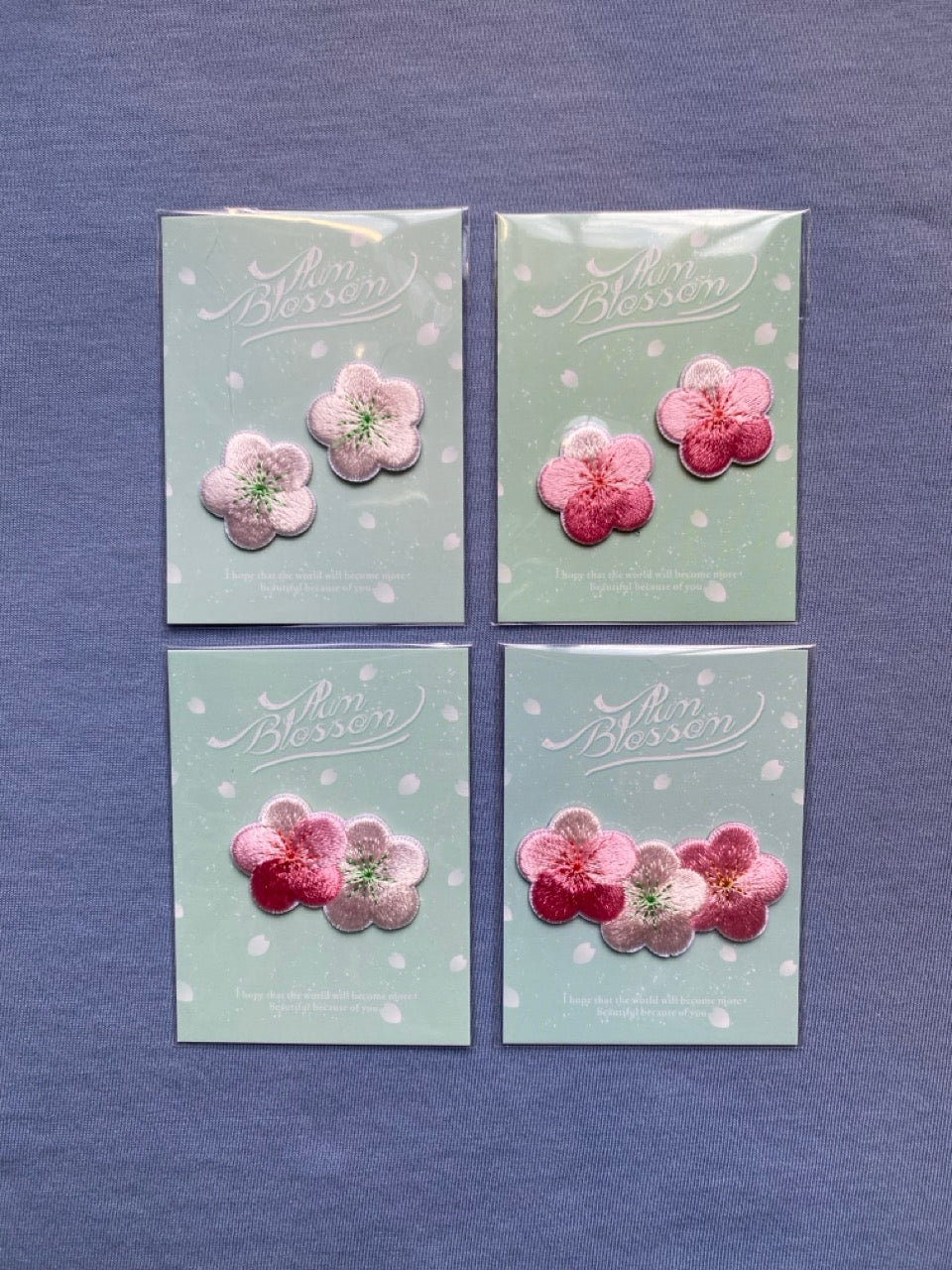 Oriental Plum Blossom Patches(Stick-On)