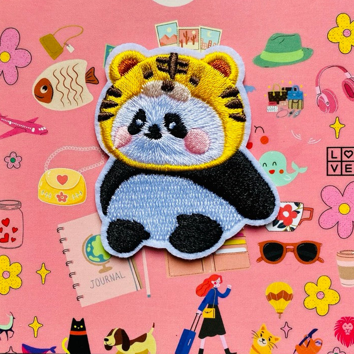 Panda in Hat Patches(Stick-On) - CheerCove