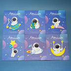full set of 6 astronaut embroidered patches with retail packaging