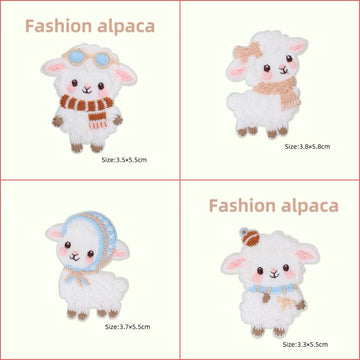Fashion Alpaca Patches (Stick-On)