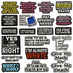 Dark & Gothic Phrases ① Patches (Iron-On)