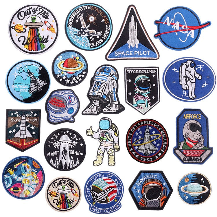 Space Exploration ① Patches (Iron-On)