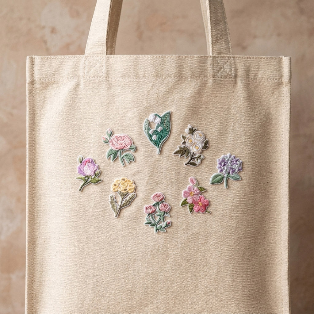 Beautiful flower Patches (Iron-On)
